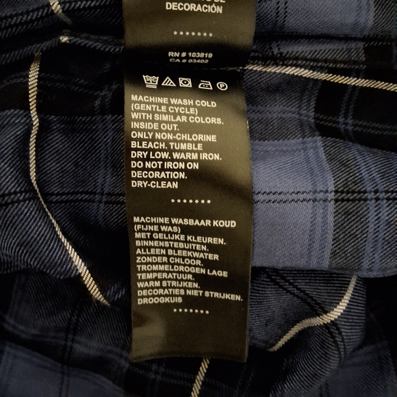 NWT HARLEY DAVIDSON LONG SLEEVE WOVEN PLAID SHIRT - Picture 9 of 11